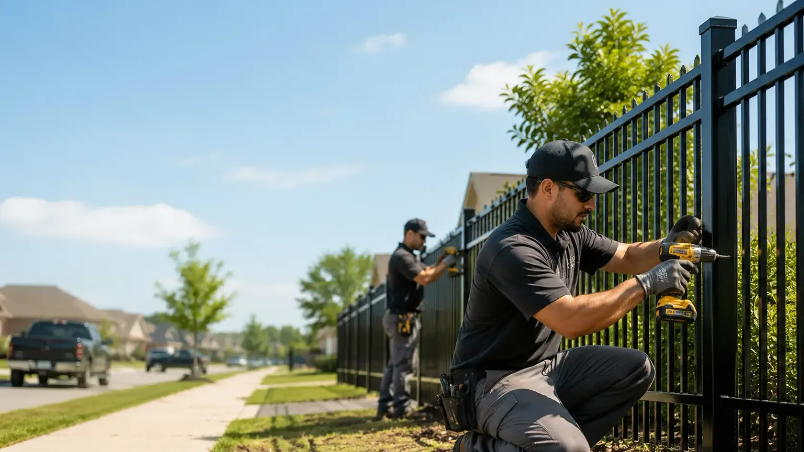 Metal Fence Installation in Hopewell, OH